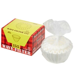 カリタ(Kalita) コーヒーフィルター ウェーブシリーズ 1~2人用 50枚入り ホワイト KWF-155 #22211 -お取り寄せ品-【北海道沖縄離島は配送不可】
