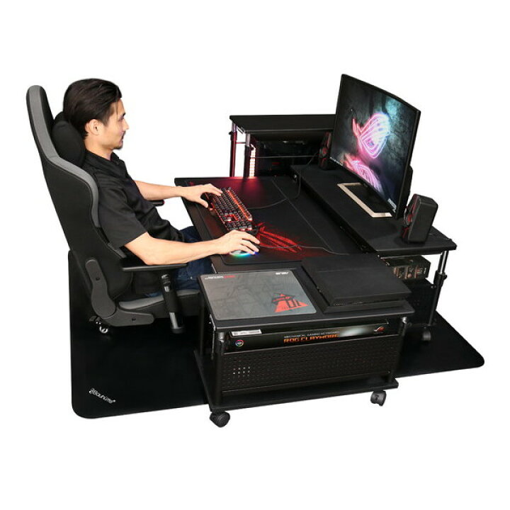 楽天市場】Bauhutte バウヒュッテ ローデスク 昇降式 ゲーミングデスク  