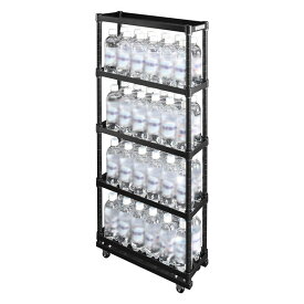 Bauhutte バウヒュッテ スリムボトルラック ブラック BHS-150-BK 【代引・日時指定・キャンセル不可・北海道沖縄離島配送不可】-メーカー直送-