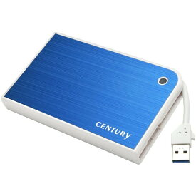 Century センチュリー MOBILE BOX　USB3.0 SATA6G 色：ブルー×ホワイト お取り寄せ 4549032006957