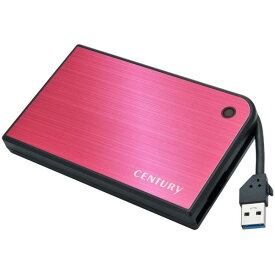 Century センチュリー MOBILE BOX　USB3.0 SATA6G 色：マゼンタ×ブラック お取り寄せ 4549032006964