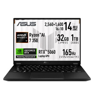 ASUS Q[~Om[gp\R ASUS TUF Gaming A14 FA401KM FA401KM-AI7R5060 14C` 2,560×1,600 165Hz mOA Ryzen AI7 350 GeForce RTX 5060 Laptop :32GB SSD:1TB Windows 11 Home 64bit m[gPC 1166-0199291113114-ds