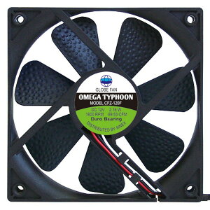 Ainex AClbNX OMEGA TYPHOON 120mm W^Cv CFZ-120FByLZsEkCꗣzsz -- 4562412837033-ds