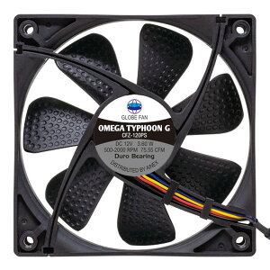 Ainex AClbNX OMEGA TYPHOON G 120mm PWM^Cv CFZ-120PSyLZsEkCꗣzsz -- 4562412837453-ds