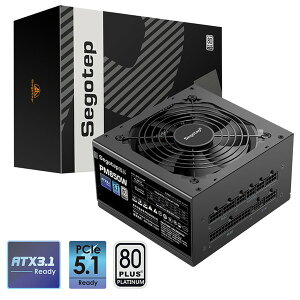 Segotep PCd PM850W Black ATX3.1 120mmt@ 80PLUS Platinum F 12V s140mm ubN yLZsEkCꗣzsz 6959371300469-ds