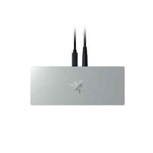 Razer RC21-02290200-R3J1 Razer Thunderbolt 5 Dock Mercury White Thunderbolt 5 /4 USB4Ή/gv4K fBXvCΉ/SSD:ő8TB/THUNDERBOLT SHAREΉ/ő140W̓d͋\ yLZsEkCꗣ