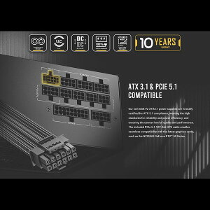 Antec �d�����j�b�g GSK850 V2 ATX3.1 ���������ϋv 80PLUS GOLD �F�؎擾 120 mm�t�@������ ATX 3.1 �t�����W�����[���d�� PCIe 5.1�Ή� ���s140 mm �R���p�N�g ���^�P�[�X�ɍœK 10�N�ۏ؁y�L�����Z���s�E