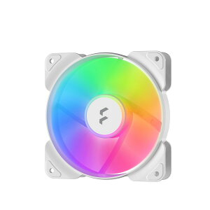 Fractal Design �P�[�X�t�@�� FD-F-AS1-1209 PWM �f�C�W�[�`�F�[���ڑ��ɑΉ� RGB LED�𓋍� Aspect 12 RGB PWM White Frame 120mm �z���C�g �y�L�����Z���s�E�k�C�����ꗣ���z���s�z -������- 4537694303132-ds