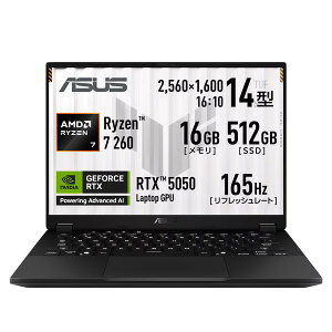 �Q�[�~���O�m�[�g�p�\�R�� ASUS TUF Gaming A14 FA401UH-R7R505016G [�C�F�[�K�[�O���[]�i14�^ / Windows 11 Home / Ryzen 7 260 / ������16GB / SSD512GB / NVIDIA RTX 5050 / Office���� / �����ԃo�b�e���[11.6���ԁj 0199291400825