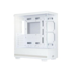 CPS PC�P�[�X C3Q500-WH �����������K���X 270°�p�m���}�~�b�NATX�P�[�X C3 Q500 �g�b�v360mm���W�G�[�^�[�Ή� CPU�N�[���[165mm�Ή� �_�X�g�t�B���^�[���� �z���C�g �y�L�����Z���s�E�k�C�����ꗣ��