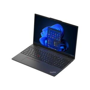 �m�[�g�p�\�R�� ���m�{ / Lenovo ThinkPad E16 Gen 1 AMD 21JUS5HF00 [�u���b�N] (16�^ / Windows 11 Pro 64bit / AMD Ryzen 3 7330U / ������ 16GB / M.2 SSD 256GB / �d�� 1.77kg)�y�L�����Z���s�E�k�C�����ꗣ���z���s�z 457