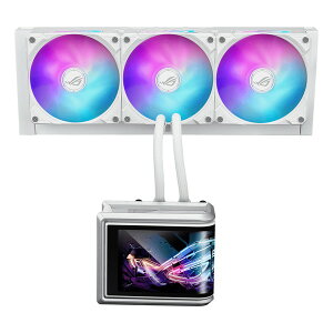 ASUS CPUN[[ ROG RYUO IV SLC 360 ARGB WHT zCg 6.67C`2K AMOLED j^[ 3DrfI ȖʃXN[ fCW[`F[ΉARGBt@ Speed:3200 +/- 10% RPM yLZsEkC