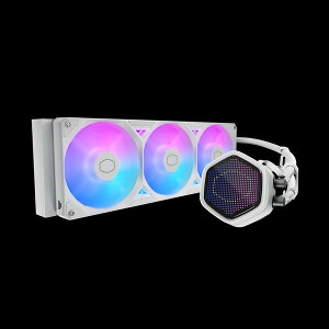 CoolerMaster CPUN[[ MLX-D36M-A25SZ-PW (ML 360 Atmos II Pixel LED White) Pixel LEDڃEH[^[ubN 360mm WG[^[TCYF394×119.2×27mm |vTCYF92.5×87×39 mm zCgyLZs
