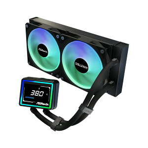 ASRock ����N�[���[ Challenger 240 Digital �ȈՐ���CPU�N�[���[ 240mm���W�G�[�^�[ �f�W�^���f�B�X�v���C���� LGA1851/1700 AM5/AM4�Ή� Challenger�V���[�Y�y�L�����Z���s�E�k�C�����ꗣ���z���s�z -��