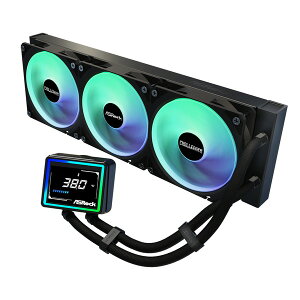 ASRock ����N�[���[ Challenger 360 Digital �ȈՐ���N�[���[ 3�C���`�X�}�[�g�f�B�X�v���C 360mm���W�G�[�^�[ 3���|���v ARGB LGA1851/1700 AM5/AM4�Ή� Challenger�V���[�Y�y�L�����Z���s�E�k�C�����ꗣ��