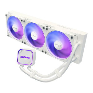 ASRock ����N�[���[ Pro White 360 ARGB �z���C�g �ȈՐ���CPU�N�[���[ 360mm �A���t�@���d�l LGA1851/1700 AM5/AM4�Ή� ���ϋv Pro�V���[�Y�y�L�����Z���s�E�k�C�����ꗣ���z���s�z -������- 47115814