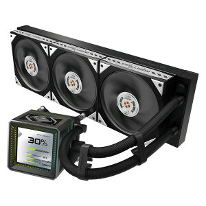 ASRock ����N�[���[ Steel Legend Dark 360 LCD 360mm �u���b�N �ȈՐ���@3.4�C���`LCD�f�B�X�v���C���� CPU���x�\���Ή� LGA1700 AM5 �Ή� Steel Legend�V���[�Y�y�L�����Z���s�E�k�C�����ꗣ���z���s�z -