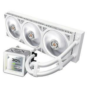 ASRock ����N�[���[ Steel Legend 360 LCD �z���C�g 360mm �ȈՐ��� 3.4�C���`LCD�f�B�X�v���C���� CPU���x�\���Ή� LGA1700 AM5 �Ή� Steel Legend�V���[�Y�y�L�����Z���s�E�k�C�����ꗣ���z���s�z -����