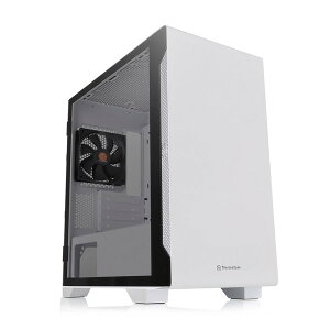 Thermaltake PC�P�[�X S100 TG Snow Edition �z���C�g CA-1Q9-00S6WN-00 �~�j�^���[ �z���C�g �X�C���O�h�A�p�l���̗p microATX / Mini-ITX �����K���X�y�L�����Z���s�E�k�C�����ꗣ���z���s�z -������- 4
