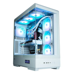 ZALMAN PC�P�[�X P50 DS White �z���C�g �~�h���^���[ ���A���^�C�����X�N���[������ �s���[���X�f�U�C�� ATX�Ή��y�L�����Z���s�E�k�C�����ꗣ���z���s�z -������- 8800263650033-ds