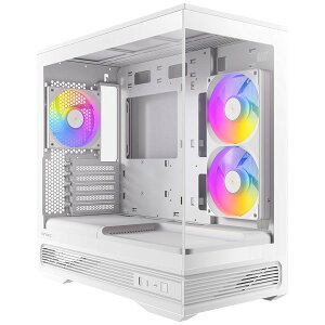 �y5��16�������zAntec PC�P�[�X Constellation C2M �z���C�g C2M ARGB White �s���[���X�� Micro ATX�P�[�X 2�ʃs���[���X�����K���X RTX50�Ή� ��p�^ �~�j�^���[ �ő�6�t�@���Ή� / 360mm���� / 165mm CPU���y�L��