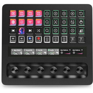 Elgato Stream Deck + XL �v���p�R���g���[���T�[�t�F�X 10GBX9901 �G���K�g �X�g���[���f�b�N ���� �z�M �Q�[�� ���y 36�L�[+6�_�C���� �R���g���[���f�o�C�X�y�[���v�m�F�E�L�����Z���s�E�k�C����