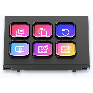 Elgato Stream Deck Module 6 (Membrane Keys USB) �G���K�g �X�g���[���f�b�N ���� �z�M �Q�[�� ���y 6 �L�[ DIY�R���g���[���p�l�� 10GBS9901�y�[���v�m�F�E�L�����Z���s�E�k�C�����ꗣ���z���s�z -����