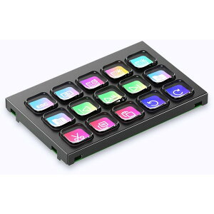 Elgato Stream Deck Module 15 (Membrane Keys USB) �G���K�g �X�g���[���f�b�N ���� �z�M �Q�[�� ���y 15 �L�[ DIY�R���g���[���p�l�� 10GBT9901�y�[���v�m�F�E�L�����Z���s�E�k�C�����ꗣ���z���s�z -��
