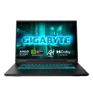 GIGABYTE �Q�[�~���O�m�[�gPC GAMING A16 5VHP3JP893SH Ryzen 7 170 ���f�� RTX 5060 GAMING A16 / 16�C���` 165Hz / Ryzen 7 170 / GeForce RTX5060 / ������ 16GB / SSD 512GB Win 11 Home AI �m�[�gPC �R�X�p�d���X�y�b�N �M�K�o�C�g 47