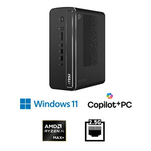 �y11��5�������zMSI �~�jPC PRO MAX EDGE AI+ 11M-008JP AMD Ryzen AI Max+ 395 / 128GB������ / 2TB SSD / Wi-Fi 7 / Windows 11 Pro / USB 4�i40Gbps�j�~�j�f�X�N�g�b�vPC 4711377472180