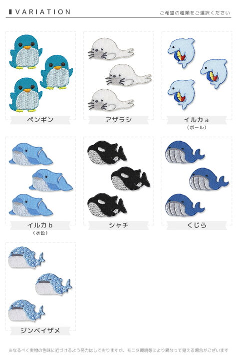 水族館 海 女の子 動物 イルカ 人気 ワッペン 刺繍 お名前 シャチジンベイザメ かわいい 男の子 シロナガスクジラ クジラ
