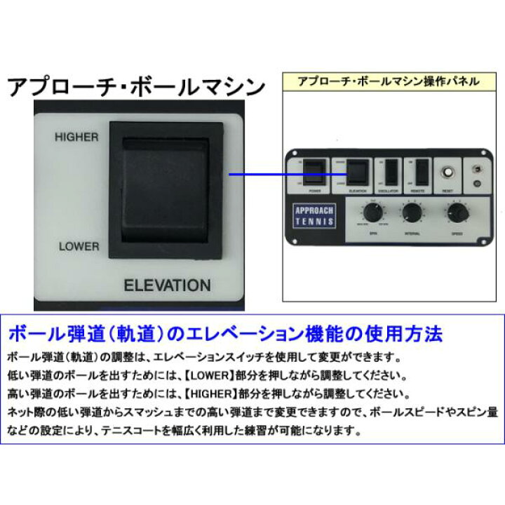 楽天市場】アプローチ・ボールマシン 内蔵バッテリーモデル/2Fリモコン 