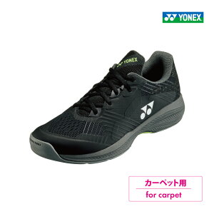 YONEX  パワークッション ソニケージ メン カーペット用 ブラック/グレー ローカット 3E設計 SHTSCMC-290 2025SS メンズ ヨネックス POWER CUSHION SONICAGE MEN