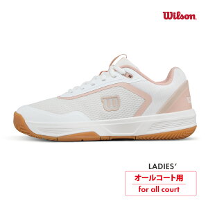 WILSON �R�[�g�O���C�hW WRS339810�@COURTGLIDE W�@�E�B���\���@White×Cameo Rose×Gum�@�e�j�X�V���[�Y�@2026SS�@�I�[���R�[�g�@���f�B�[�X