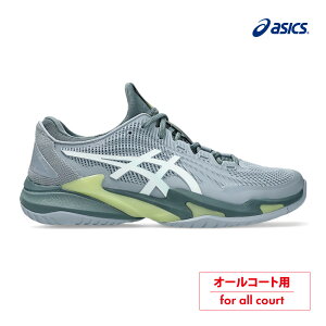�y�|�C���gUP�zASICS�@�R�[�g FF 3�@�I�[���R�[�g�@1041A370-404�@ GREY BLUE/WHITE�@2026SS�@�����Y�@�e�j�X�@�V���[�Y�@�A�V�b�N�X�@COURT FF 3�@ASI03