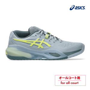 �y�|�C���gUP�zASICS�@�Q�����]�����[�V���� �e���@�I�[���R�[�g�@1041A481-402�@GREY BLUE/PISTACHIO�@2026SS�@�����Y �@�e�j�X�@�V���[�Y�@�A�V�b�N�X�@GEL-RESOLUTION X�@ASI02
