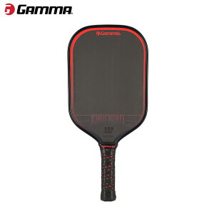 GAMMA �s�b�N���{�[���p�h��KNOCKOUT 16�i�m�b�N�A�E�g�j PICKLEBALL PADDLE 2026SS �K���} �t�H�[���R�A�p�h�� BLACK �� �u���b�N 16mm ���P�b�g