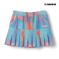 ADMIRAL　レディース　グラフィックプリーツスコート　ATLA604-91　2026SS　マルチ　吸水速乾　UVカット…