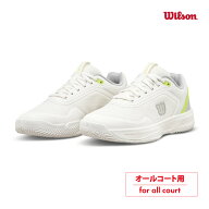 WILSON コートグライドW WRS340390U　COURTGLIDE W　ウィルソン　Sホワイト×チタニウム×Sイエロー　テ…