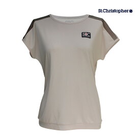 St.Christopher ショルダーレースゲームシャツ STC-BDW2375-LA　2024SS ライラックアッシュ　セントクリストファー レディース　テニス