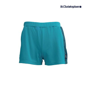 【マラソン限定!最大2,000円OFFクーポン】【SALE】St.Christopher ピエドプルリボンゲームショートパンツ STC-BCW6424-TQ 2023FW ターコイズ  セントクリストファー レディース テニス