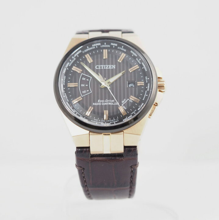 楽天市場】CITIZEN シチズン エコドライブ ソーラー電波時計 SS/革  