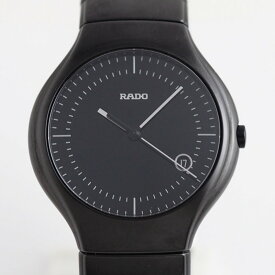 【美品】 RADO ラドー トゥルー セラミック R27816152 メンズ クオーツ ギャランティーカード・ケース付き[中古]