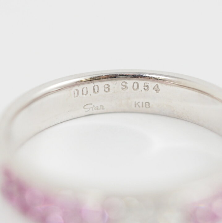 楽天市場】STAR JEWELRY スタージュエリー K18ホワイトゴールド ピンク  