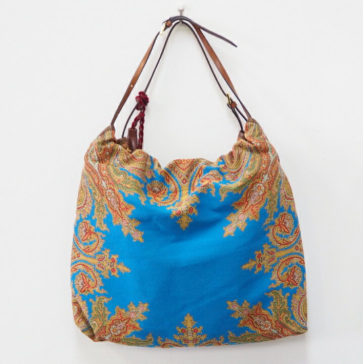 楽天市場】ETRO エトロ ペイズリー トート ショルダーバッグ ブルー系 
