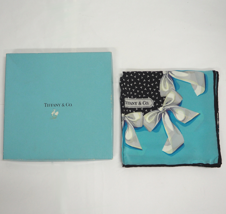 【楽天市場】Tiffany＆Co. ティファニー スカーフ リボン シルク100 ...