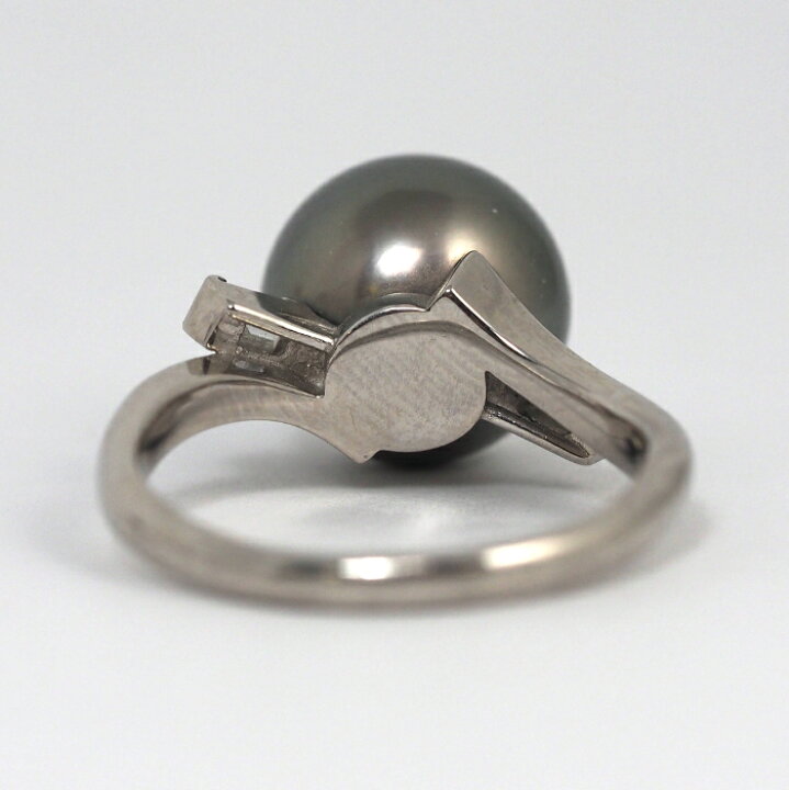 楽天市場】TASAKI タサキ Pt950 ブラックパール12mm 黒真珠 ダイヤ0.27 