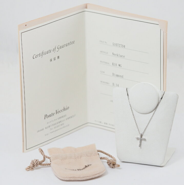 楽天市場】Ponte Vecchio ポンテヴェキオ K18ホワイトゴールド ダイヤ  