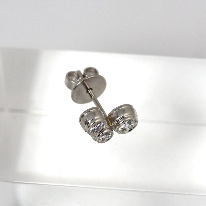 楽天市場】Tiffany & Co. ティファニー Pt950 ダイヤ バブル 片耳用 