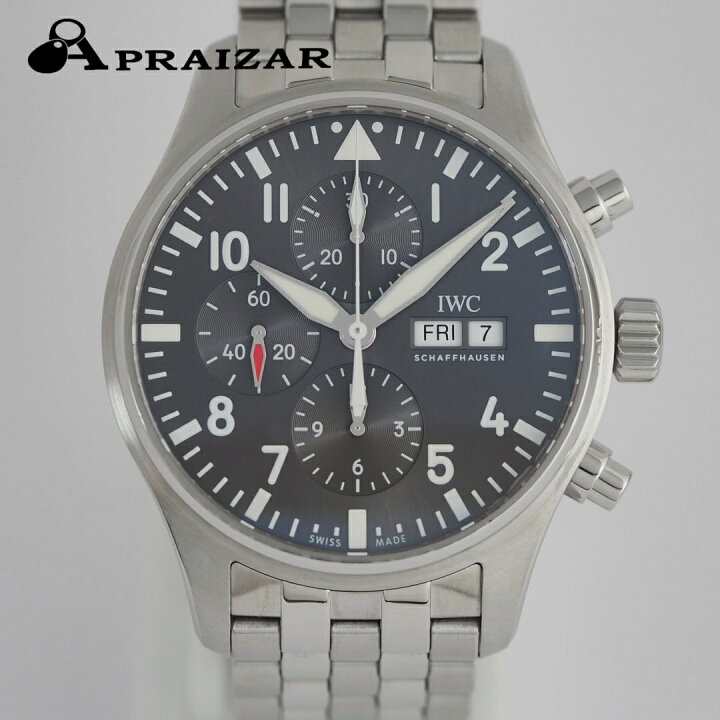 楽天市場】【保証書・箱付】IWC パイロットウォッチ クロノグラフ  